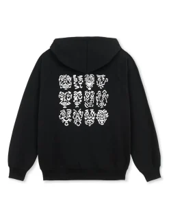 Default Faces Zip Hoodie
