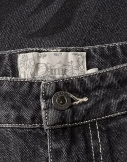 Flamepuzz Relaxed Denim Pants