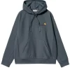 Hoodede American Script Sweat