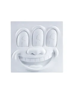 Keith Haring Statue Three Eyed Smiling Face