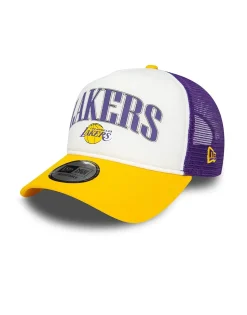 LA Lakers NBA Retro Purple E-Frame Trucker Cap