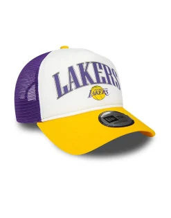 LA Lakers NBA Retro Purple E-Frame Trucker Cap