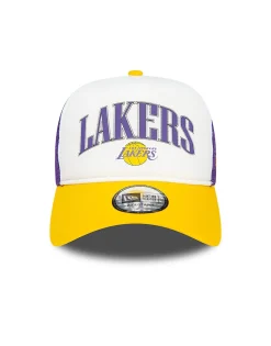 LA Lakers NBA Retro Purple E-Frame Trucker Cap