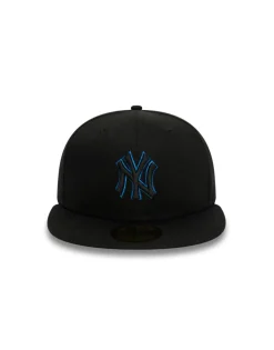 New York Yankees 59Fifty Metallic Outline Fitted Cap